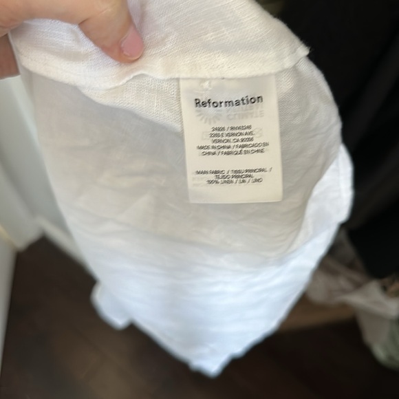 Reformation Barrington Linen Dress - Picture 7 of 7